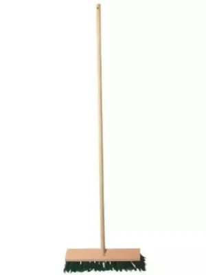 Koště silniční, 340 x 70 mm, zelené, s násadou, ENPRO Speciální Cena