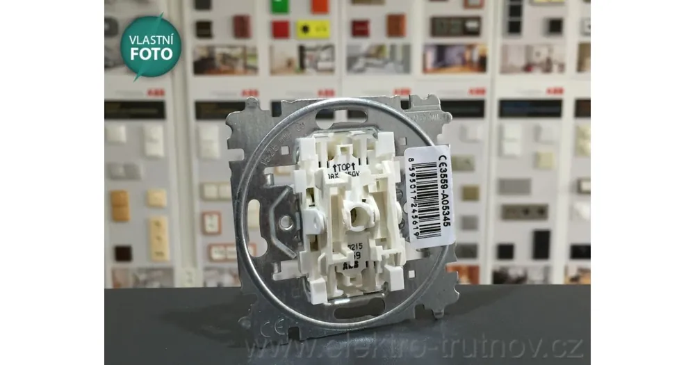 ABB 3559-A05345 Přístroj přepínače sériového - lustrový č.5 bezšroubové připojení Víkendová Akce