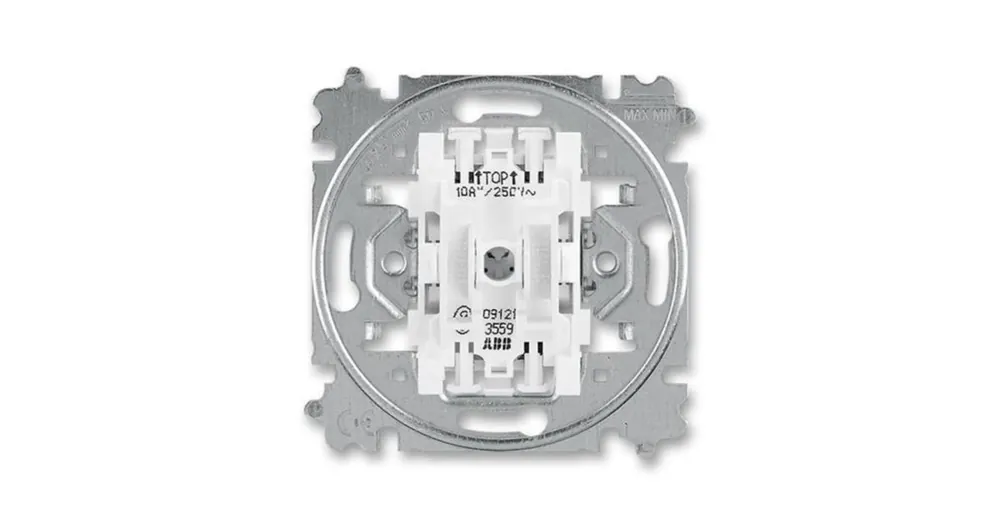 ABB 3559-A89345 Přístroj spínače žaluziového jednopólového kolébkového bezšroubové připojení Značkový