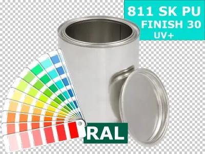 Akce Baril 811 Steelkote Finish 30 UV+ - Dvousložková polyuretanová vrchní barva 5 l - míchaná