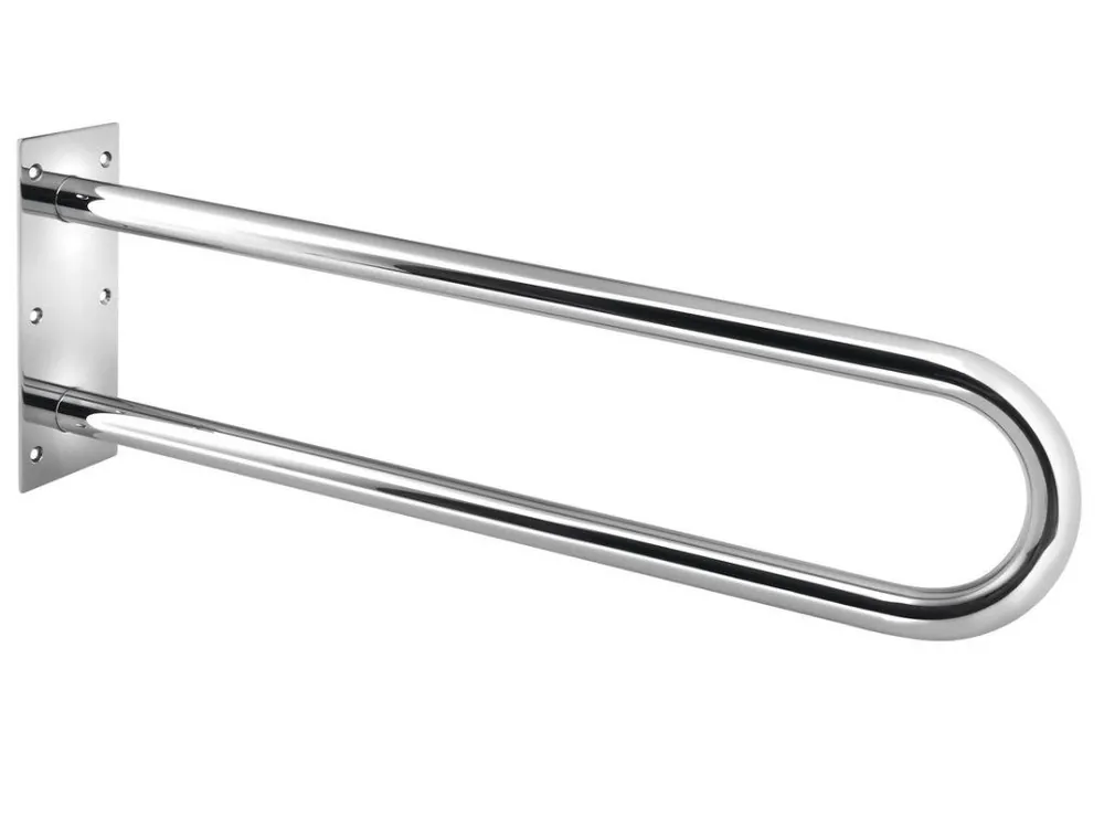 Značkový HANDICAP podpěrné madlo tvar U 600mm, nerez lesk