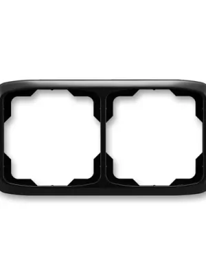 ABB 3901A-B20 N Tango® Rámeček pro elektroinstalační přístroje, dvojnásobný vodorovný, černá Vrácení Zdarma