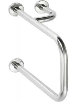 Bezpečná Platba HANDICAP podpěrné madlo PRAVÉ 760mm, nerez lesk