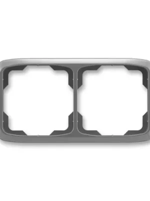 ABB 3901A-B20 S2 Tango® Rámeček pro elektroinstalační přístroje, dvojnásobný vodorovný, kouřová šedá Ihned K Objednání