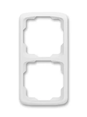 ABB 3901A-B21 B Tango® Rámeček pro elektroinstalační přístroje, dvojnásobný svislý, bílá Tovární Cena