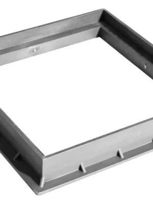 Super Cena Rám pro rošt nebo poklop Dakota šedá 200 x 200 mm