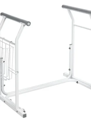 HANDICAP opěrná mobilní madla k WC, bílá Cenově Výhodný
