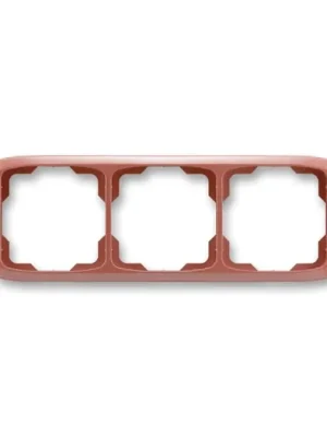 ABB 3901A-B30 R2 Tango® Rámeček pro elektroinstalační přístroje, trojnásobný vodorovný, vřesová červená Nová Kolekce