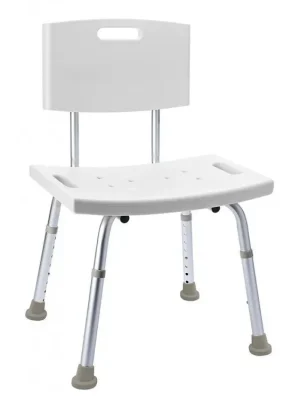 Nová Kolekce HANDICAP židle s opěradlem, nastavitelná výška, bílá