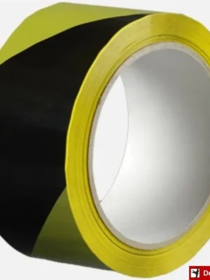 Must-Have DEN BRAVEN® Páska lepící výstražná, černo-žlutá, levá, 50 mm x 66 m | element-shop.cz