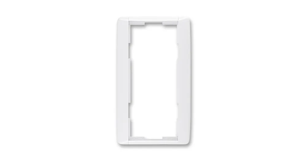 ABB 3901E-A00121 01 Element® Rámeček pro elektroinstalační přístroje, dvojnásobný svislý, bílá / ledová bílá Tovární Cena