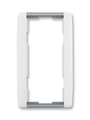 ABB 3901E-A00121 04 Element® Rámeček pro elektroinstalační přístroje, dvojnásobný svislý, bílá / ledová šedá Akce