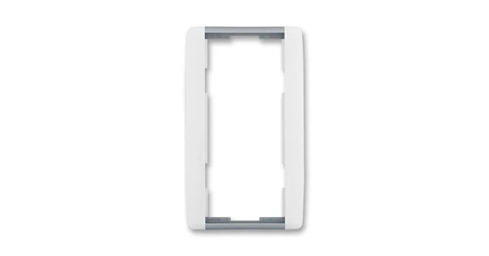 ABB 3901E-A00121 04 Element® Rámeček pro elektroinstalační přístroje, dvojnásobný svislý, bílá / ledová šedá Akce