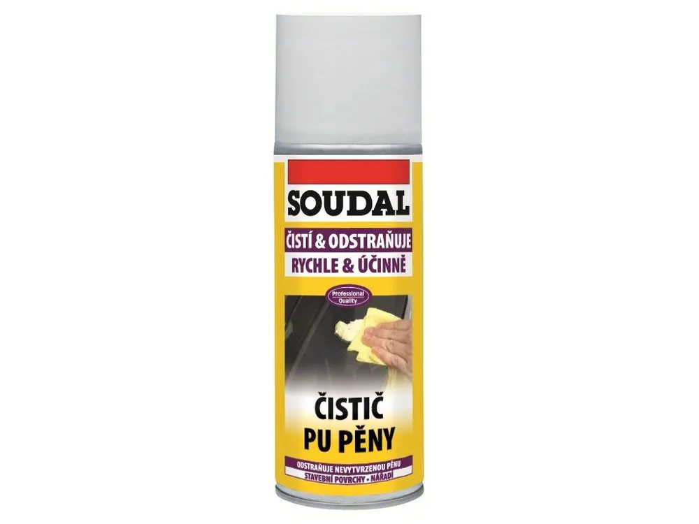 Soudal čistič PU pěny 150 ml Nejlepší Cena