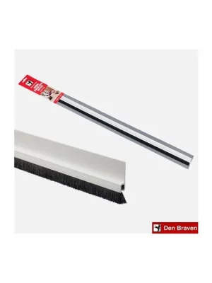DEN BRAVEN® Dveřní těsnicí lišta JOLYFLEX s kartáčkem, 100 cm | element-shop.cz Finální Výprodej
