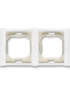 ABB 3901E-A00942 B Element® Rámeček pro elektroinstalační přístroje IP 44, dvojnásobný, bílá Poslední Šance