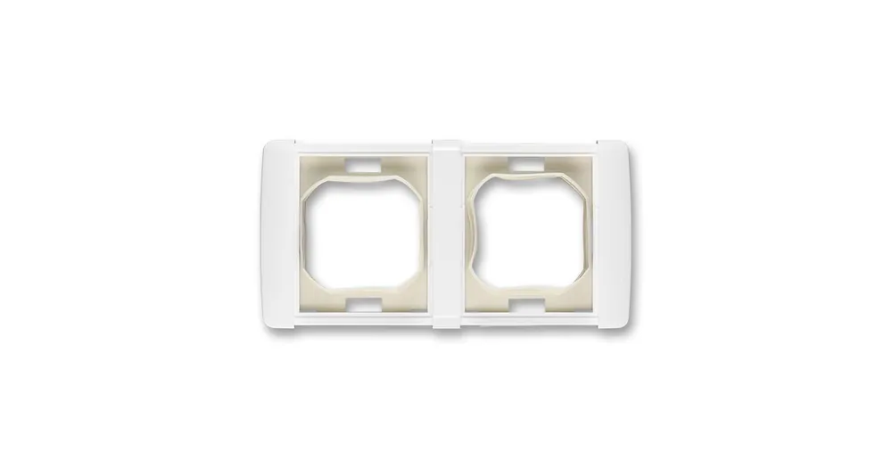 ABB 3901E-A00942 B Element® Rámeček pro elektroinstalační přístroje IP 44, dvojnásobný, bílá Poslední Šance