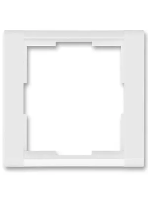 ABB 3901F-A00110 03 Time® Rámeček pro elektroinstalační přístroje, jednonásobný, bílá / bílá Doprava Zdarma
