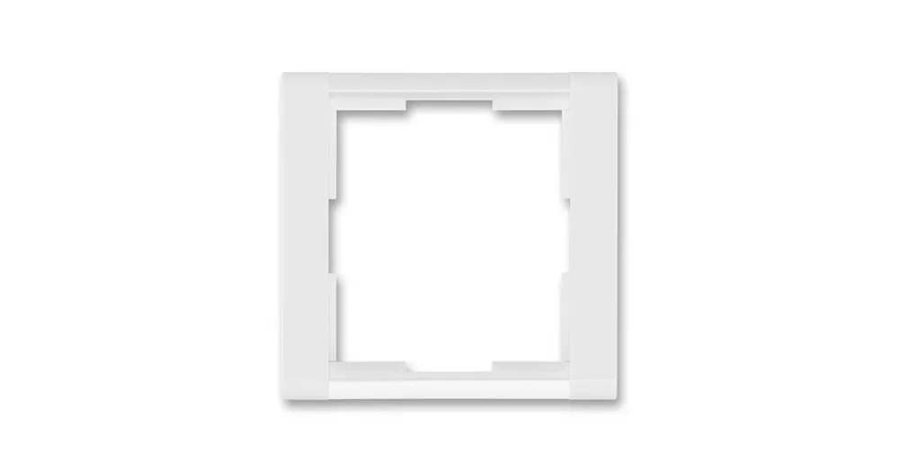 ABB 3901F-A00110 03 Time® Rámeček pro elektroinstalační přístroje, jednonásobný, bílá / bílá Doprava Zdarma