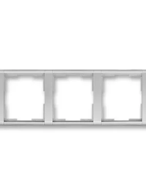 ABB 3901F-A00130 08 Time® Rámeček pro elektroinstalační přístroje, trojnásobný vodorovný, titanová Poslední Šance