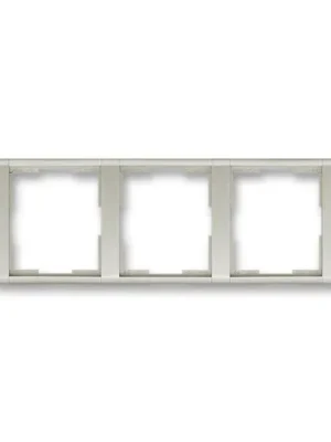 ABB 3901F-A00130 32 Time® Rámeček pro elektroinstalační přístroje, trojnásobný vodorovný, starostříbrná Nejlepší Cena