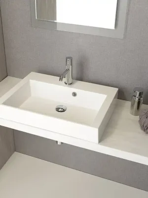 Pouze Dnes AVICE deska pod umyvadlo 140x50cm, tl.5cm, dub starobílý