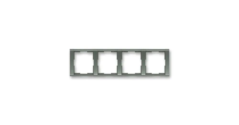 ABB 3901F-A00140 34 Time® Rámeček pro elektroinstalační přístroje, čtyřnásobný vodorovný, antracitová Oblíbený