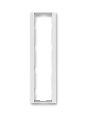 ABB 3901F-A00141 01 Time® Rámeček pro elektroinstalační přístroje, čtyřnásobný svislý, bílá / ledová bílá Poslední Šance