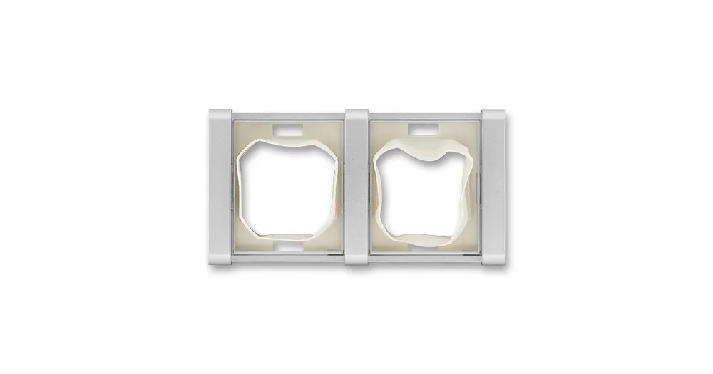 ABB 3901F-A00942 G Time® Rámeček pro elektroinstalační přístroje IP 44, dvojnásobný, titanová Zlevněný