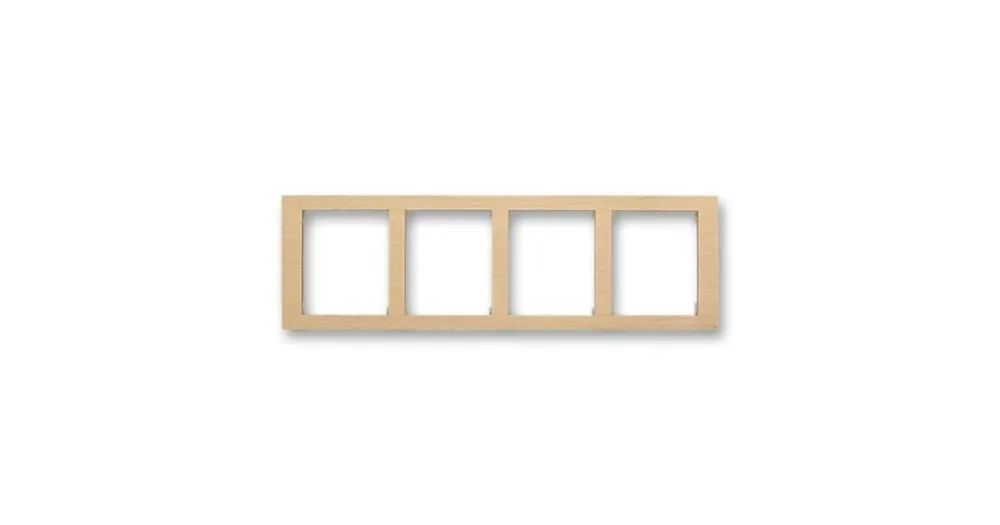 ABB 3901F-A50140 50J Time® Arbo Rámeček, čtyřnásobný vodorovný, přírodní javor Výhodná Nabídka