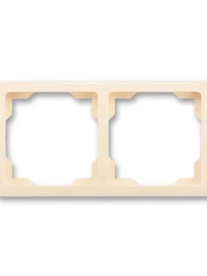 ABB 3901G-A00020 C1 Swing® Rámeček pro elektroinstalační přístroje, dvojnásobný, krémová Oblíbený