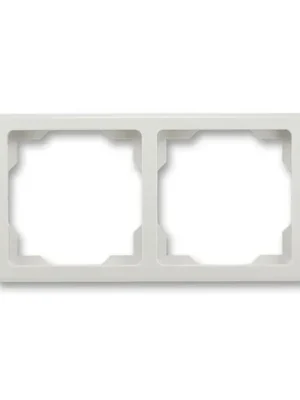 ABB 3901G-A00020 S1 Swing® Rámeček pro elektroinstalační přístroje, dvojnásobný, světle šedá Sezónní Sleva