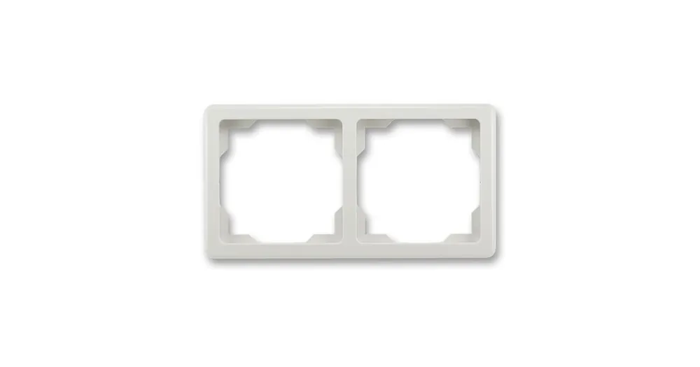 ABB 3901G-A00020 S1 Swing® Rámeček pro elektroinstalační přístroje, dvojnásobný, světle šedá Sezónní Sleva