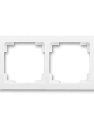 ABB 3901J-A00020 B1 Swing®L Rámeček pro elektroinstalační přístroje, dvojnásobný, jasně bílá Speciální Cena