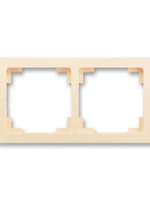 ABB 3901J-A00020 C1 Swing®L Rámeček pro elektroinstalační přístroje, dvojnásobný, krémová Dokud Zásoby Vydrží