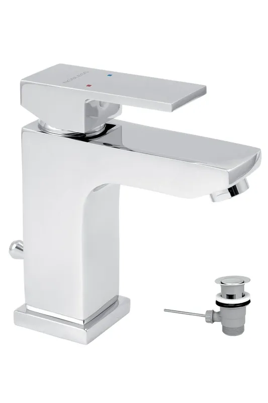 Rychlé Dodání NOVASERVIS umyvadlová baterie s výpustí Nobless EDGE chrom, 36001,0