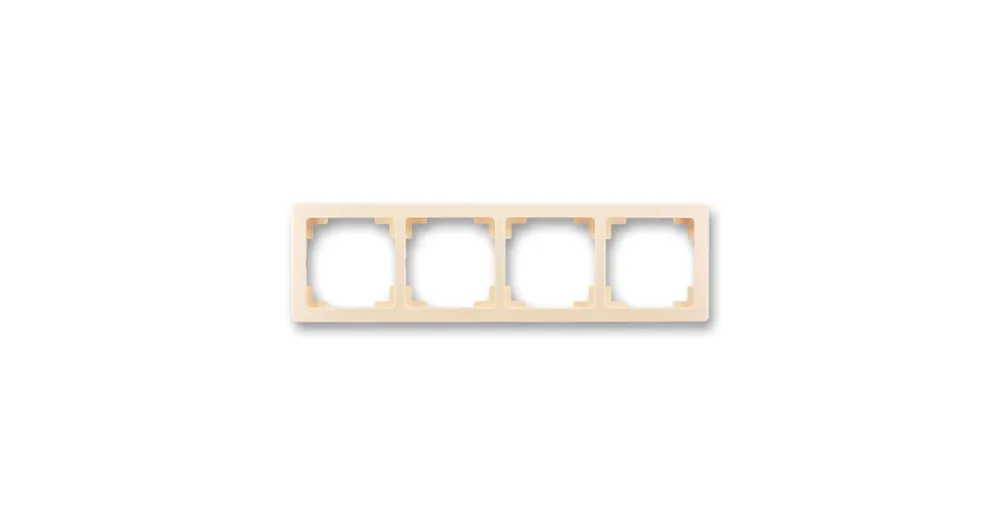 ABB 3901J-A00040 C1 Swing®L Rámeček pro elektroinstalační přístroje, čtyřnásobný, krémová Koupit Online