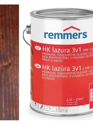 Značkový Remmers HK-LASUR 2,5L 2260 Ořech - Nussbaum - Walnut <span class="product-appendix"> + dárek k objednávce nad 1000Kč</span>