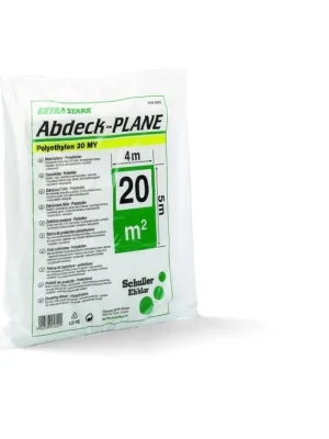 Značkový Zakrývací fólie Extra silná cca 30 my 4 x 5 m = 20 m2