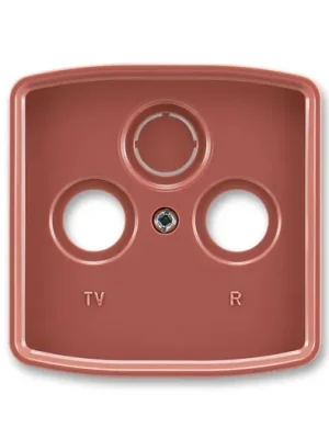 ABB 5011A-A00300 R2 Tango® Kryt zásuvky anténní s vylamovacím otvorem, vřesová červená Výhodná Nabídka