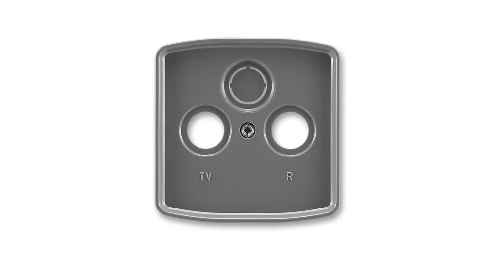 ABB 5011A-A00300 S2 Tango® Kryt zásuvky anténní s vylamovacím otvorem, kouřová šedá Aktuální