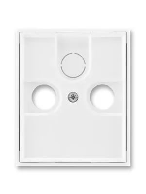 ABB 5011E-A00300 01 Time®, Element® Kryt zásuvky anténní s vylamovacím otvorem, bílá / ledová bílá Originální