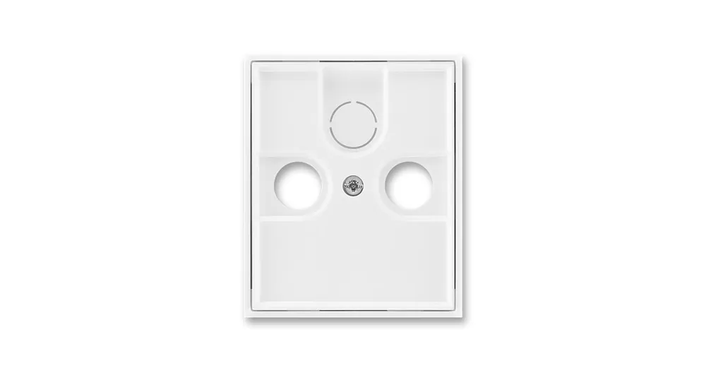 ABB 5011E-A00300 03 Element®, Time®, Time® Arbo Kryt zásuvky anténní s vylamovacím otvorem, bílá / bílá Autentický