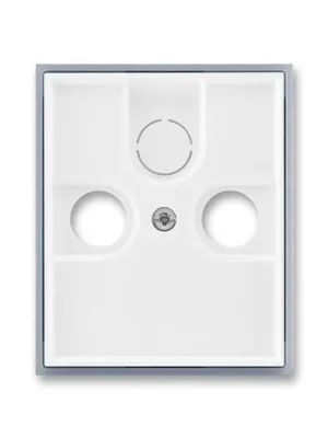 ABB 5011E-A00300 04 Element® Kryt zásuvky anténní s vylamovacím otvorem, bílá / ledová šedá Rychlé Dodání