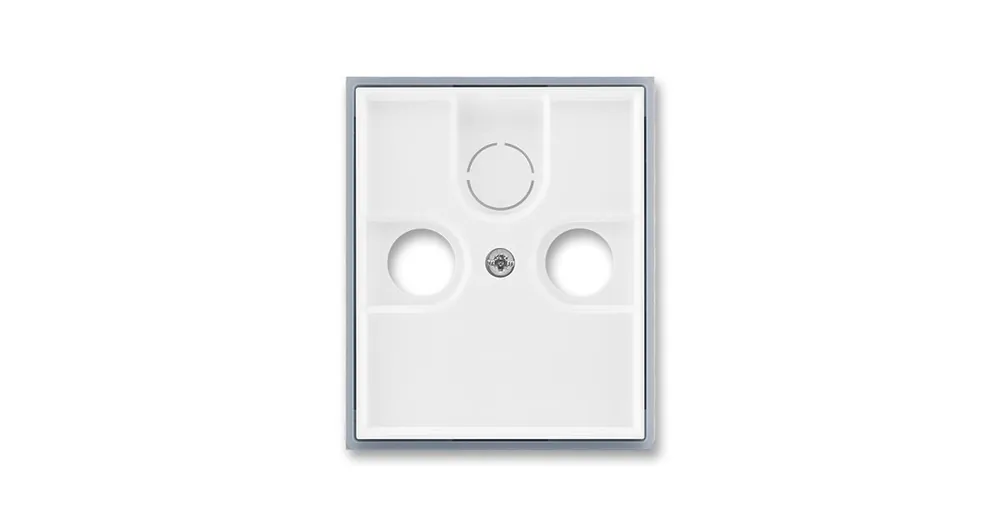ABB 5011E-A00300 04 Element® Kryt zásuvky anténní s vylamovacím otvorem, bílá / ledová šedá Rychlé Dodání