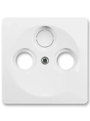 ABB 5011G-A00300 B1 Swing®, Swing®L Kryt zásuvky televizní, TV+R+SAT,jasně bílá Víkendová Akce