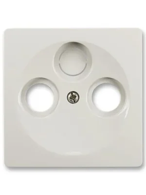 Akce ABB 5011G-A00300 S1 Swing®, Swing®L Kryt zásuvky televizní, rozhlasové a satelitní, světle šedá