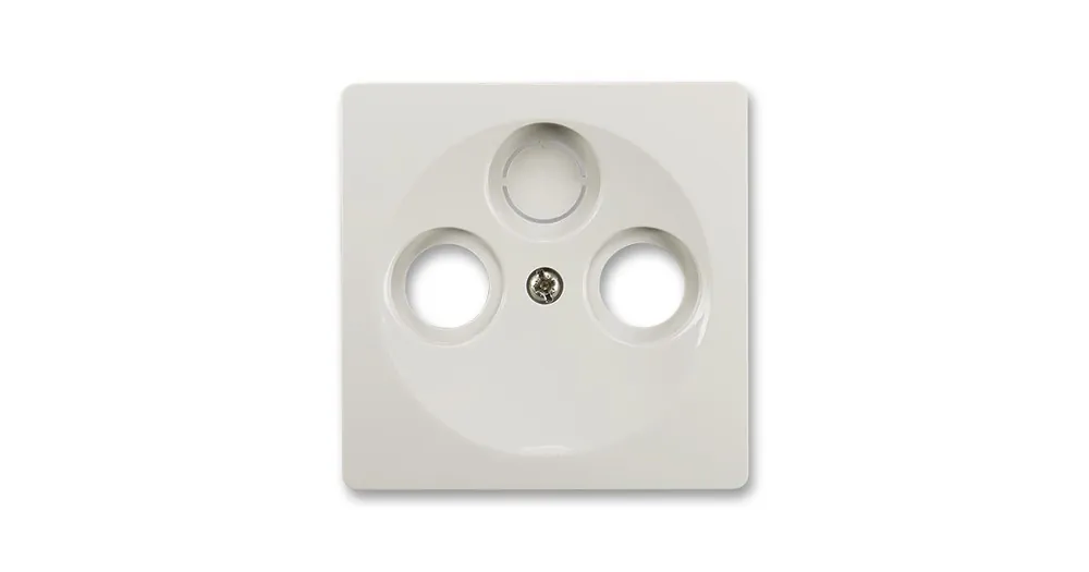 Akce ABB 5011G-A00300 S1 Swing®, Swing®L Kryt zásuvky televizní, rozhlasové a satelitní, světle šedá