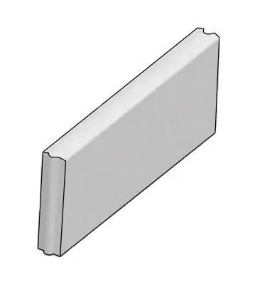 CSB OBRUBNÍK ZAHRADNÍ R20 5 x 20 x 50 cm Šedý (paleta 120 ks) Zlevněný