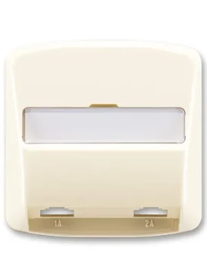 ABB 5013A-A00215 C Tango® Kryt zásuvky telefonní s 2 otvory, slonová kost Jen Po Omezenou Doba